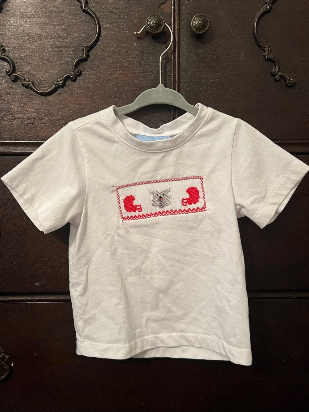 UGA Georgia Football Smocked Shirt